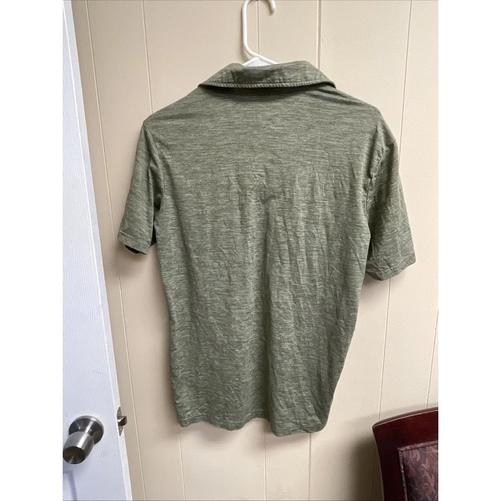Jockey Sport‎ Polo Boys SZ 8 Heather Olive Green Soft Cozy